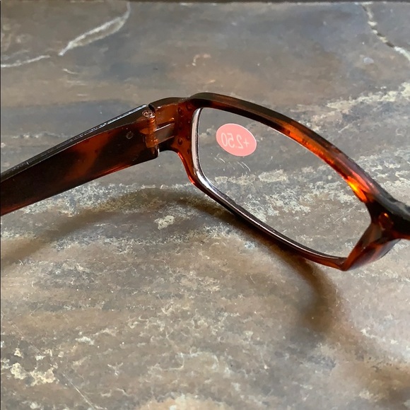 Tortoise Frames W/ Pink Crystal Bling Readers 2.50 - Picture 11 of 11